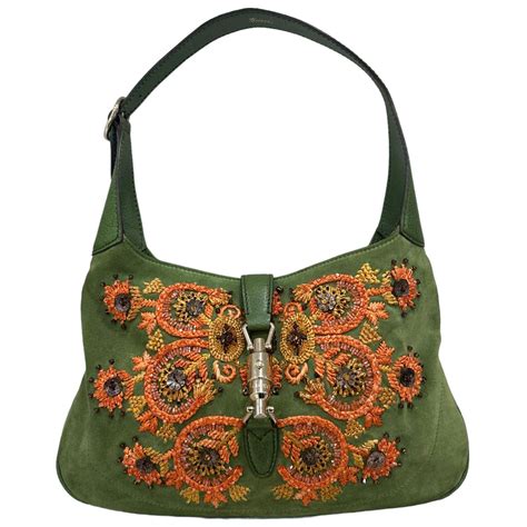 borsa gucci in camoscio vintage|Borsa a spalla vintage con mezzo Morsetto, anni '70 in pelle .